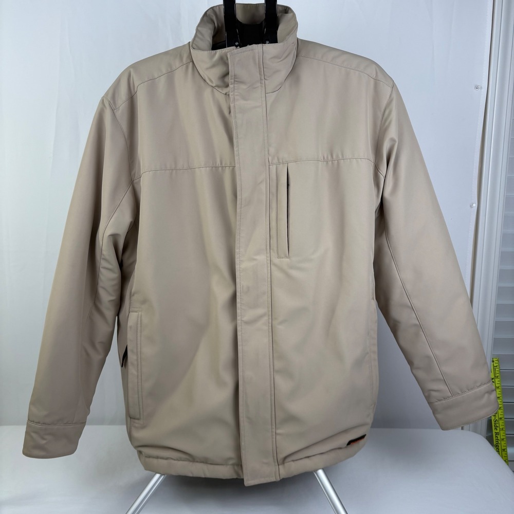 WEATHERPROOF‎ Garment Company Men's Tan Insulated Jacket Full Zip Size M